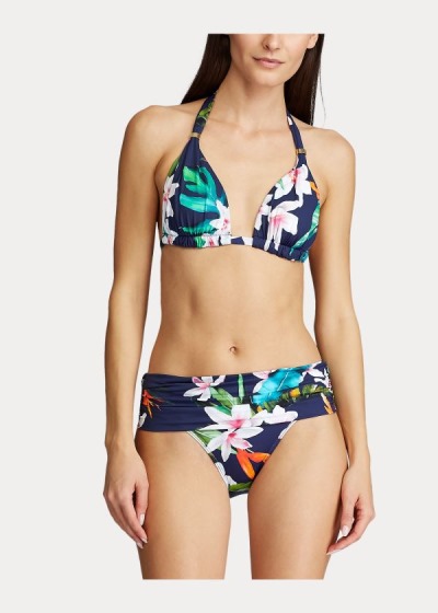 Top Bikini Ralph Lauren Mujer Multicolor - Tropical Halter - SJDBE4729